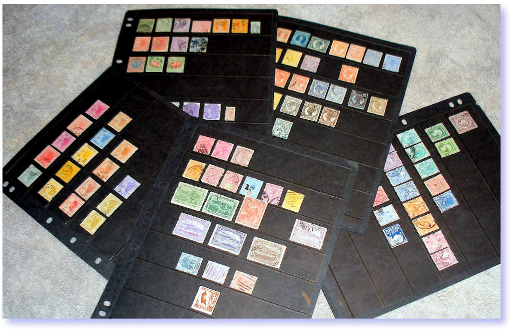 Hagner style stamp storage sheets at HALF retail price!